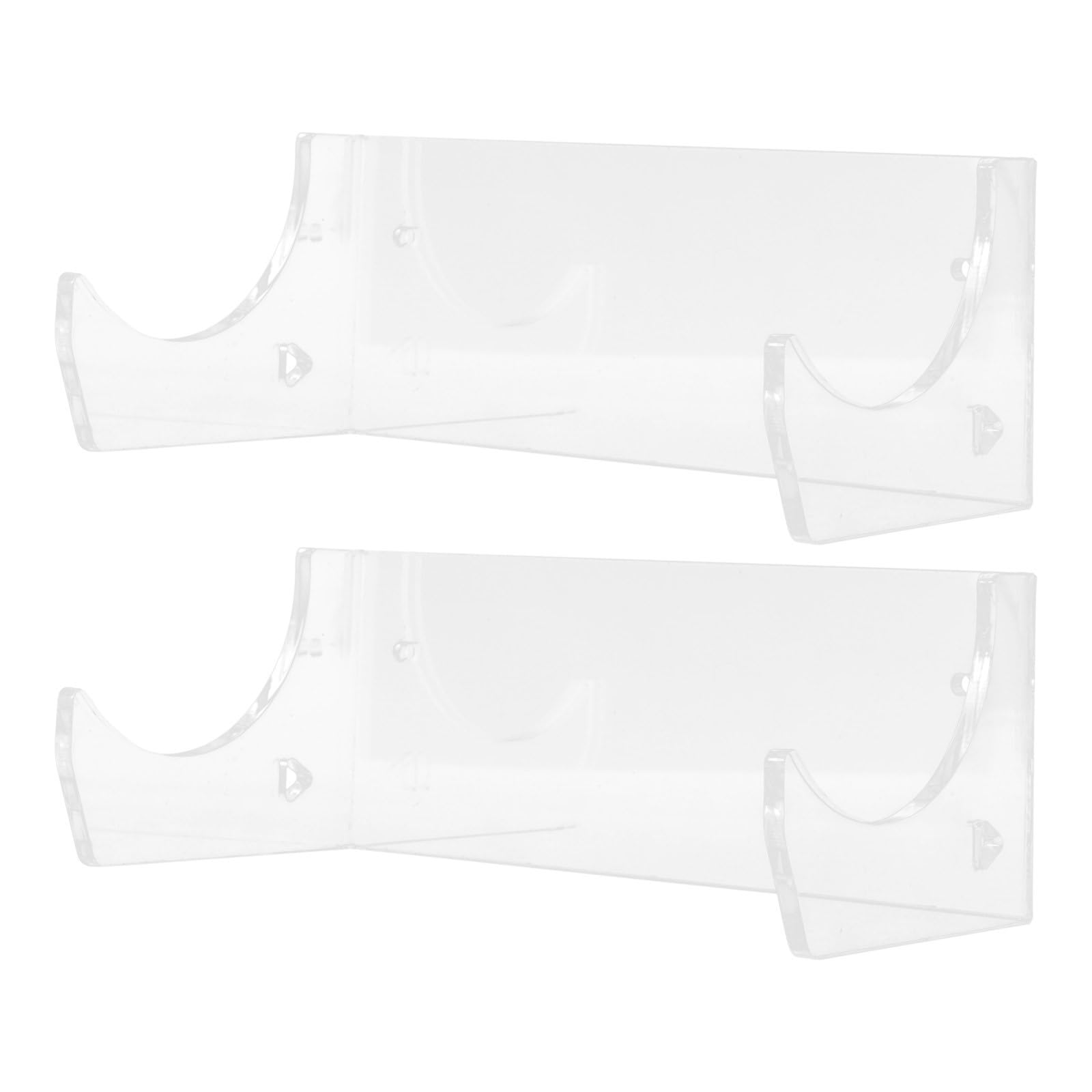 Estante para rodillos de cocina acrílico juego de 2 piezas organizador de pared transparente