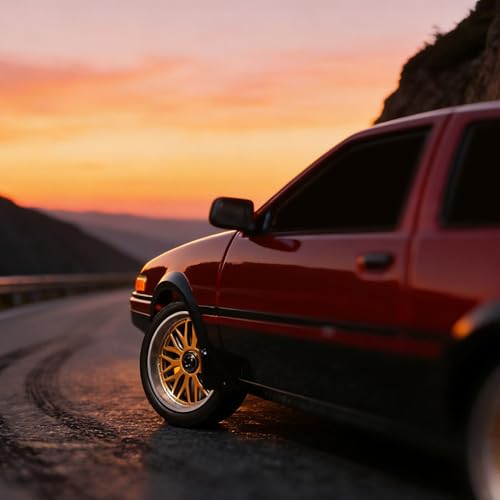 Image of 1 /18 RC Drift Racing Car Rwd LDRC LD1801 Wireless Control Vehicle Gyroscope Light System Motor Servo ESC