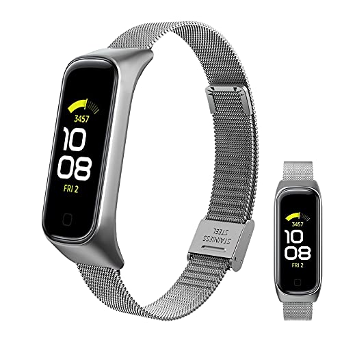 BDIG Cinturino Compatibile per Samsung Galaxy fit 2, Metallo in Acciaio Inossidabile Bracciale di Ricambio Braccialetto da Polso Sostitutivo Wristband Cinturini Galaxy fit 2