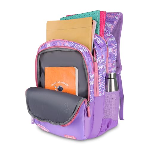 Image of Priority Blockbuster 004 Polyester 30 litres Lavender College Backpack For Boys & Girls|Casual Backpack For Men & Women|Office Backpack For Unisex (19 Inch|Large) - INV25334