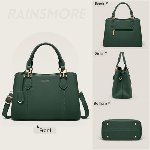 Medium Waterproof PU Leather Handbag, Multi-Pocket - RAINSMORE 7 Medium Waterproof PU Leather Handbag, Multi-Pocket - RAINSMORE - Image 7