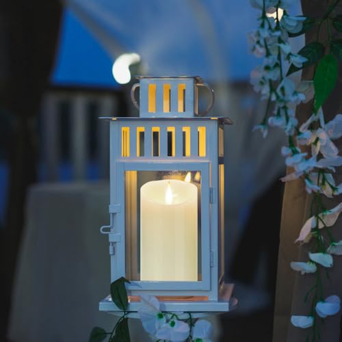 Image of Flameless Battery Operated LED Candles 3D Wick Remote Control 24-Hour Timer (Pack of 2)