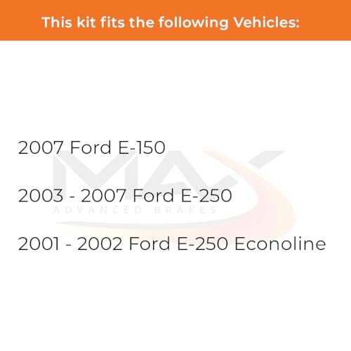 Image of Max Advanced Brakes Front & Rear Brake Kit For Ford E150