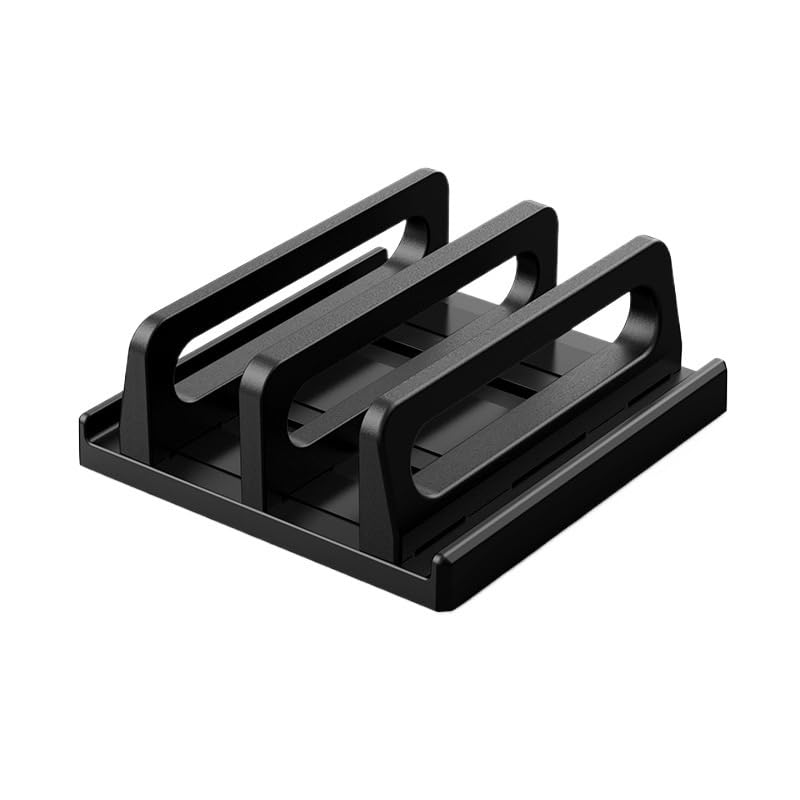 Soporte vertical para portátil en oficinas modernas y zonas de teletrabajo organizadas 4 en 1