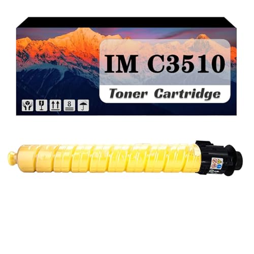 Cartouche de toner jaune compatible pour Ricoh IM C3010 et IM C3510