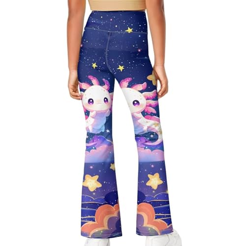 YEXIATODO Girls Flare Leggings Yoga Pants Size 5-14 Athletic Leggings Sportswear for Toddlers Teens Juniors Casual4