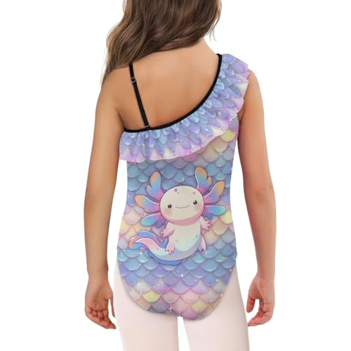 Image of Girls One Piece Swimsuits Size 3-14 Trendy Ruffle Bathing Suit Casual Hawaiian Summer Beach Swimwear
