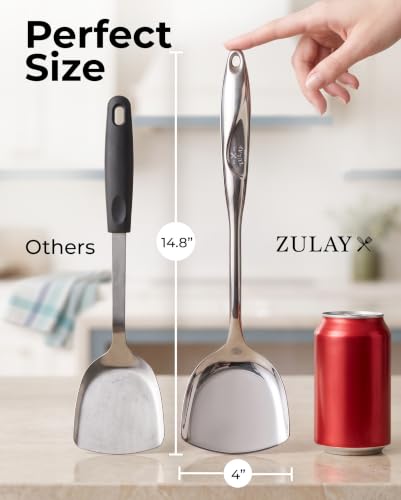 Image of Zulay Kitchen Stainless Steel Wok Spatula