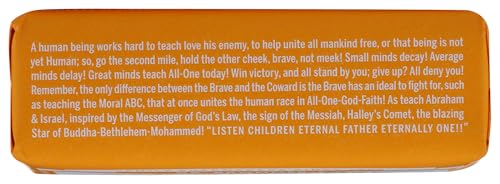 Image of DR. BRONNER's OBCT05 All-One Hemp Citrus Orange Pure-Castile Bar Soap, 5-ounces