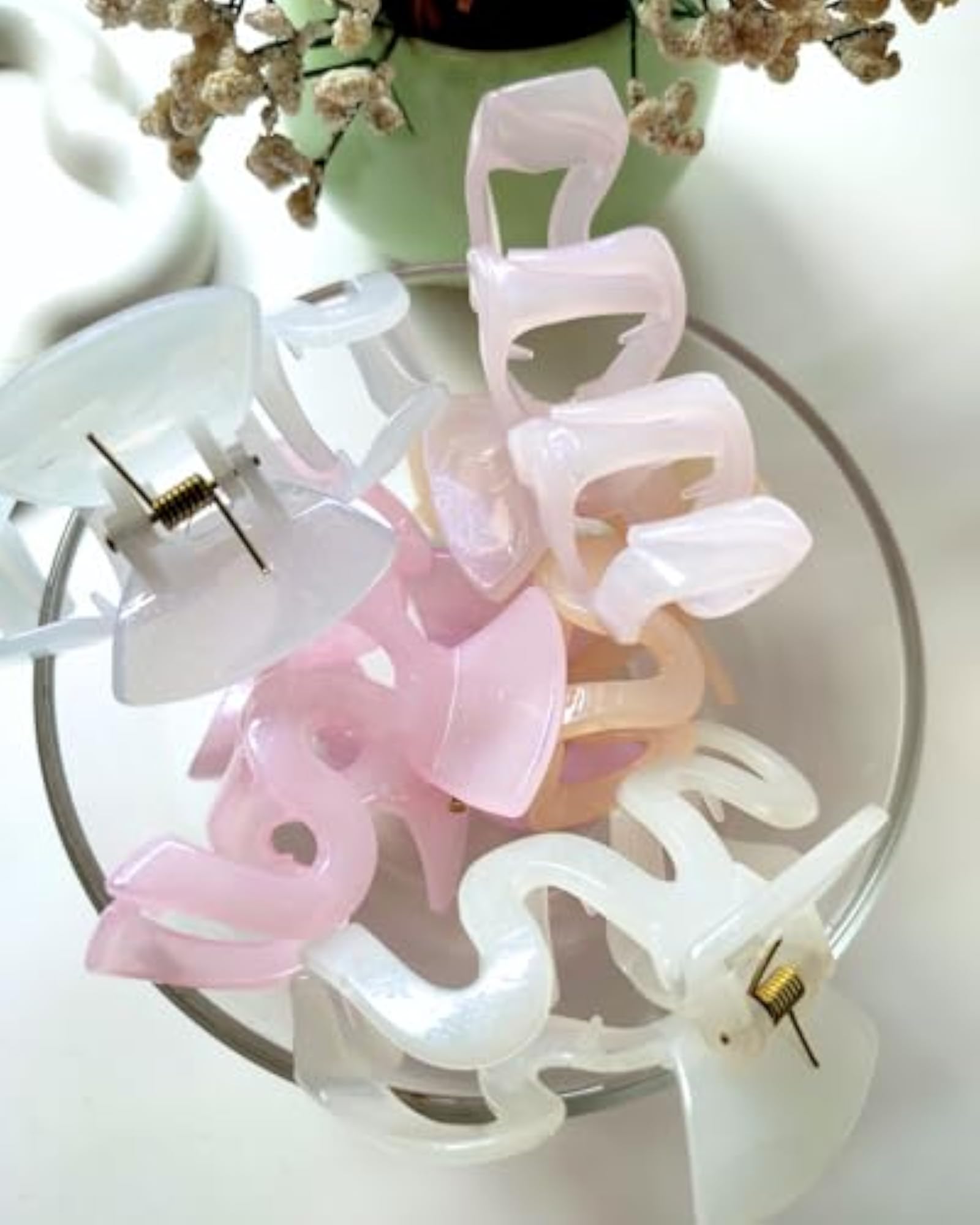 Zigzag Claw Hair Clips, Assorted Colors Pack of 2