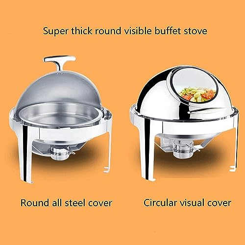 Serveur de buffet en acier inoxydable durable pour grande table
