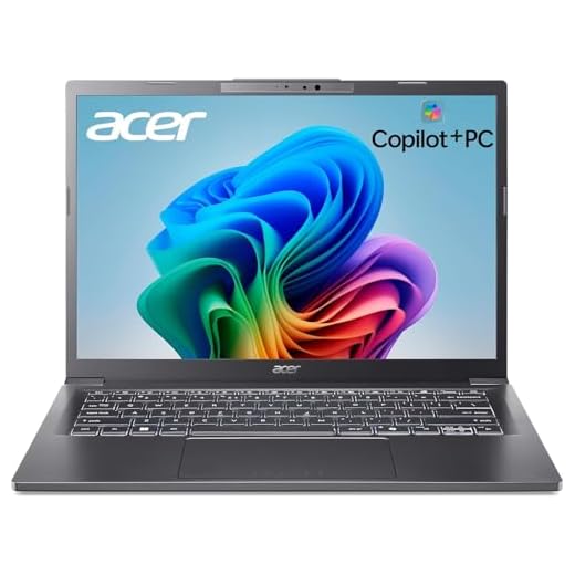 acer Aspire 14 AI Copilot+ PC | 14" WUXGA Touchscreen Display | Intel Core Ultra 7 Processor 256V | NPU: Up to 47 Tops - GPU: Up to 64 Tops | Intel ARC 140V | 32GB LPDDR5X | 1TB SSD | Wi-Fi 6E