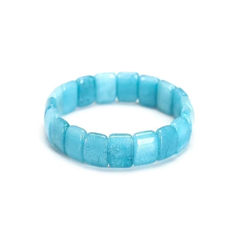 Bracelet améthyste naturelle de qualité supérieure perles carrées ZXLIHS pour homme et femme