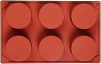 Vista 5 de Molde de silicona con forma de cilindro de 11/8/6 cavidades para hornear, postres, helados, mousse, herramientas de decoración de fondant