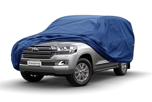 Image of Kaugung Heavy Duty Car Cover Custom Fit Toyota FJ Cruiser (2006-2017), Waterproof All Weather Resistant Outdoor Sun Rain Dust Snow Protection with Anti-Theft Lock.(USA Warehouse,Within 3-7 Days)