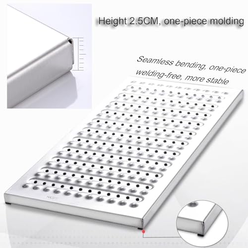Grille de drainage en acier inoxydable 304 pour évacuation d'eau extérieure - 3