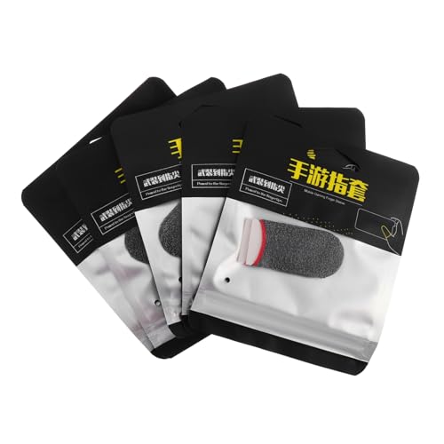 Gadpiparty 5 Pares Juego De Dedazos Dedos Consejos Extra Manga del Pulgar para Juegos Mangas De Juego Pantalla Táctil Manga del Pulgar del Juego Mangas De Pulgar para Juegos Fibra De Plata
