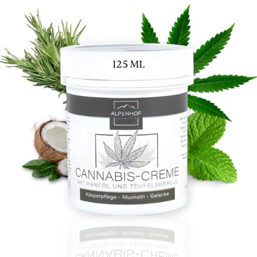 Crema Efecto Calmante con Cannabidiol |Cannabix Crema Antiinflamatoria | Crema Dolores Musculares y Articulaciones | Con Aceite de Coco y Aceite de Cañamo |Efecto Antioxidante y Relajante| Uso Topico
