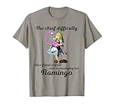 Alice Managing Flamingo Croquet Mallet And Hedgehog T Shirt T-Shirt