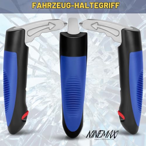 NINEMAX Einstiegshilfe Auto Senioren,Ausstiegshilfe Auto Behindert (Blau A)