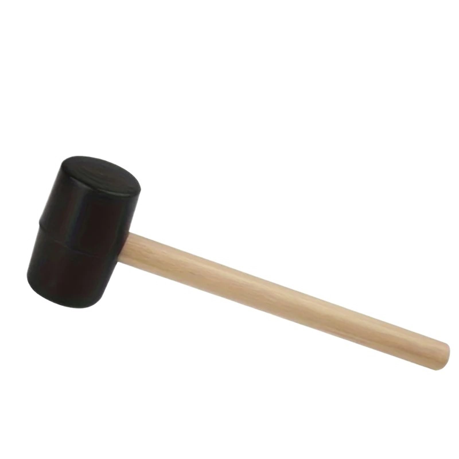 Naqzrxpml Color1 Rubber Mallet Wooden Handle Camping Flooring Woodworking Soft Blow Slabs Bricklaying