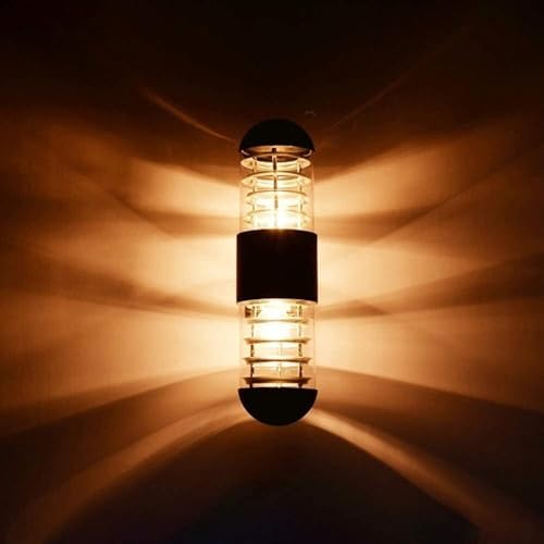 Appliques murales lanterne éclairage extérieur LED étanche pour jardin