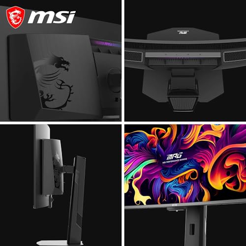 Image of MSI MPG 341CQR X36-34 UWQHD Gaming Monitor (3440x1440, 1800R), 5ª gen QD-OLED, 360Hz, 0.03ms, HDR Customization, Adaptive-Sync, KVM, HDMI 2.1, DP 2.1, USB-C (98W PD), AI Vision, Black