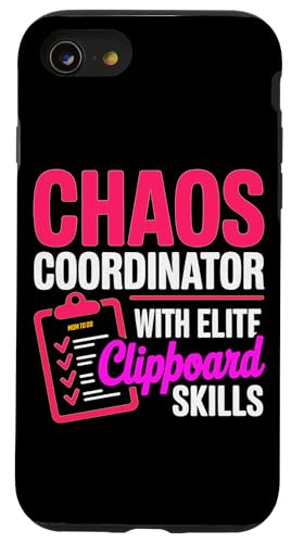 CHAOS COORDINATOR WITH ELITE CLIPBOARD SKILLS �X�}�z�P�[�X iPhone SE (2020) / 7 / 8 �p