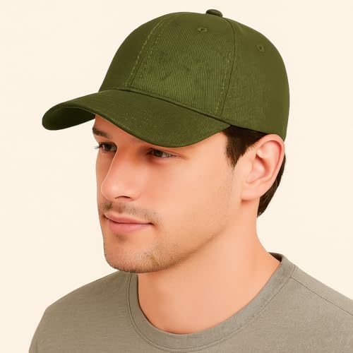 Image of Unisex Adjustable Baseball Cap Pack of 2 - Solid Color, Breathable, Stylish Cotton Caps for Men & Women - Outdoor Sports, Travel, Casual Wear