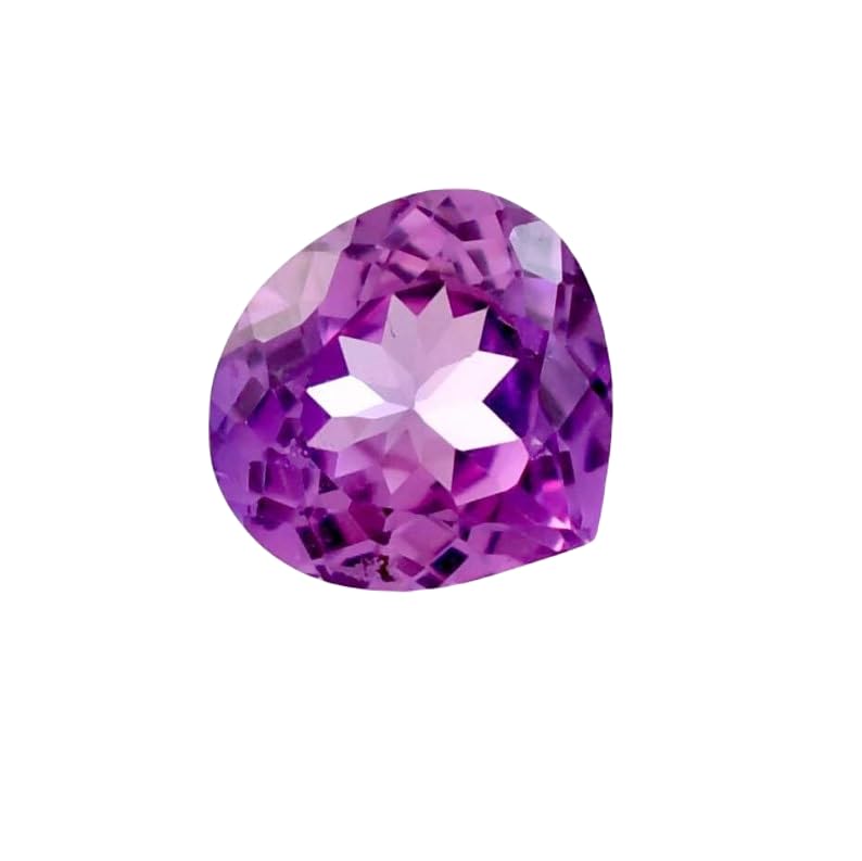 Saphir taafféite gemme naturelle en cœur 8x8mm pour fabrication de bijoux DIY