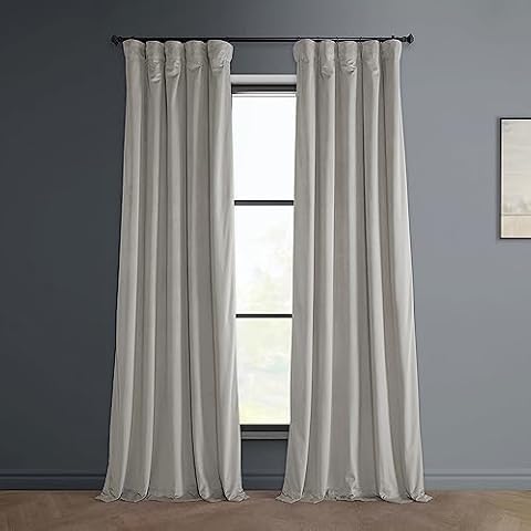 HPD Half Price Drapes Velvet Curtains 108 Inches Cover