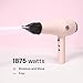L'ANGE HAIR Soleil Professional Hair Dryer | 3 Heat Settings & 2 Airflow Settings | Cool Shot Locks-in Style | Professional Length Cord | Best Lightweight Hair for Smooth Blowouts (Blush)