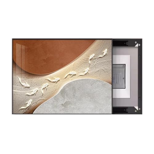 Decorativa Cubrecontador Tapa Cuadro Tirador Izquierdo Pintura Cajas Distribución Eléctrica Tapa Cuadro Electrico Decorativo Entrada(B,70x50cm)