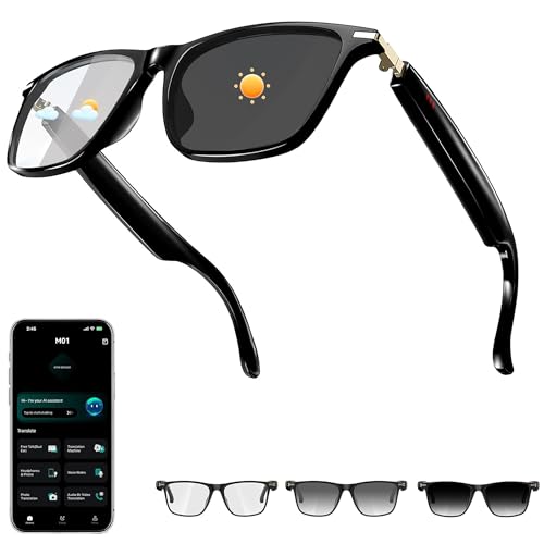 Ai Smart Glasses with Chat GPT (Black)