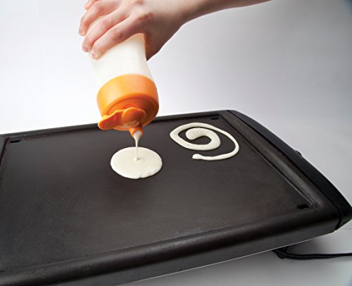 Msc International Dispenser Squeeze Bottle Batter Mixer, Usual, Orange #TOP2