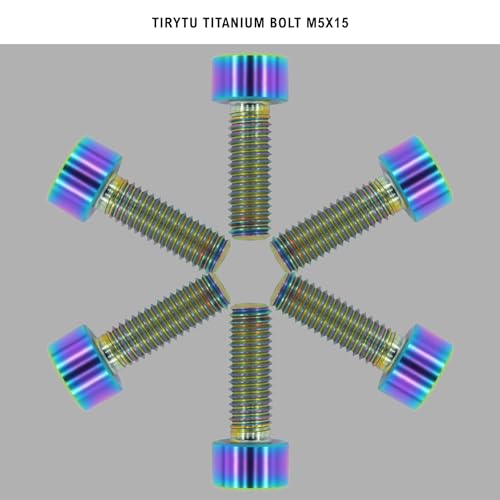 Image of Titanium Bolts M5x15, Colorful, 6PC
