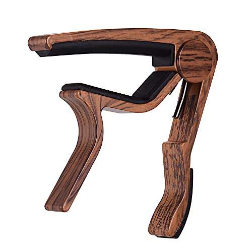 EURYTKS Accordeur de Guitare Capo de Guitare en métal à Grain de Bois, pour Accessoires d’instruments de Musique de… - Les Beatles, Paul McCartney, John Lennon, RIngo Starr, George Harrison EURYTKS Accordeur de Guitare Capo de Guitare en métal à Grain de Bois, pour Accessoires d'instruments de Musique de…