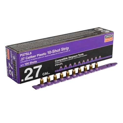 Simpson Strong-Tie P27SL6 - .27 Caliber Strip Loads Purple (domestic) 100ct