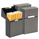 3Stück Zigarettenetui box,Zigarettenbox aus Alu mit Magnetverschluss,Metallzigarettenbox,zigarettenetui für 20 zigaretten