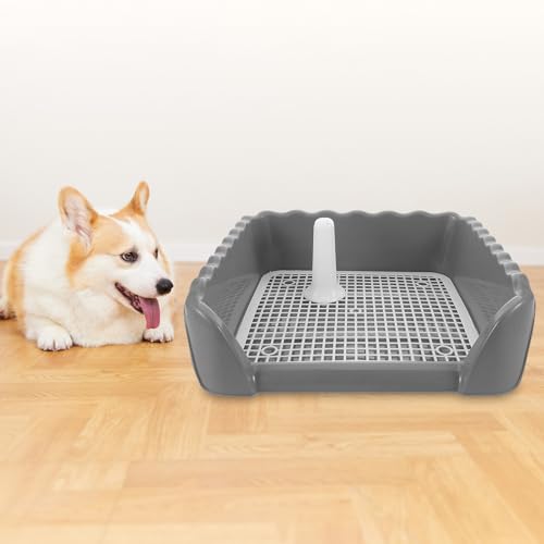 Bac à litière pour chien solution contre les pattes mouillées