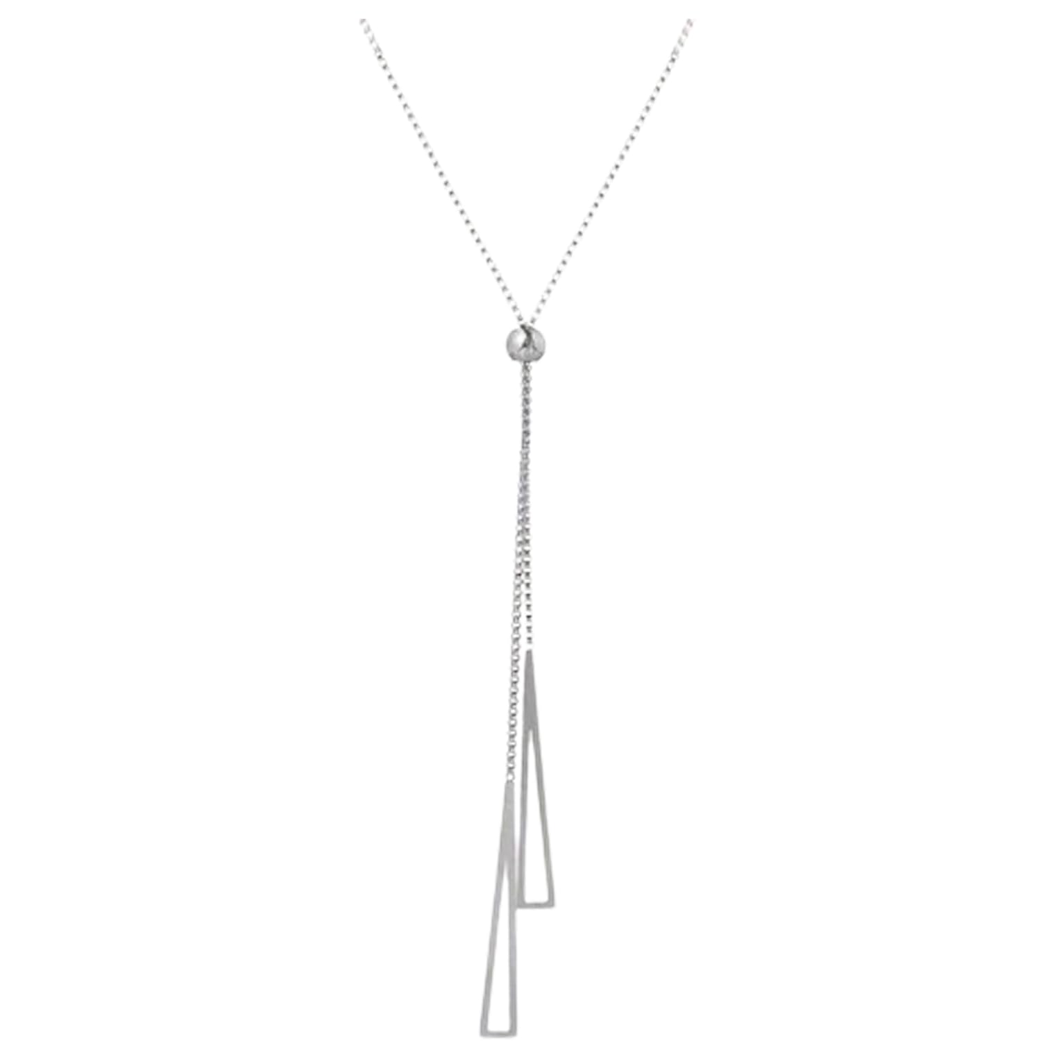 See full amazon price history chart for Fashion Frill Chain Necklace For Women Stainless Steel Silver Long Triangle Chain Pendant For Women Girls Love Gifts Womens Jewellery Fashion Frill Chain Necklace For Women Stainless Steel Silver Long Triangle Chain Pendant For Women Girls Love Gifts Womens Jewellery (B0CWDDG4C5) Amazon Price History, Amazon Price Tracker