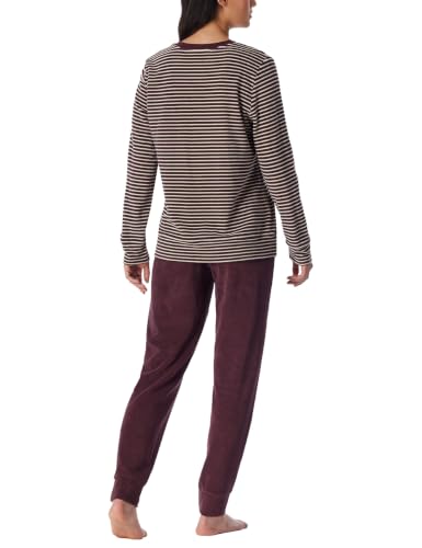 Schiesser Damen Schlafanzug lang Frottee Nightwear – Ansicht 2