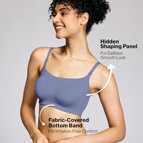Image of NYKD (NYB165 Cotton Non Padded & Non Wired Full Coverage Slip On T-Shirt Bra for Women | Easy Breezy Soft Fabric with Hidden Shaper Sling for No Side Bulge & Detachable Strap