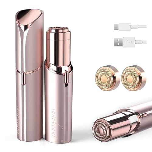 innobeaut Facial Hair Remover for Women Womens Face Shavers Rose Gold