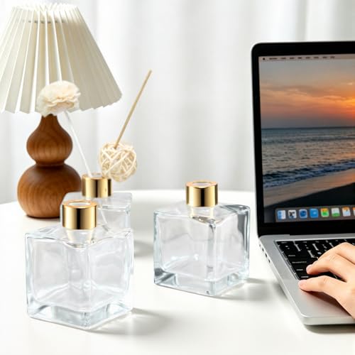 Botellas de Vidrio Cuadradas para Difusor, Set de 4 miniatura 6
