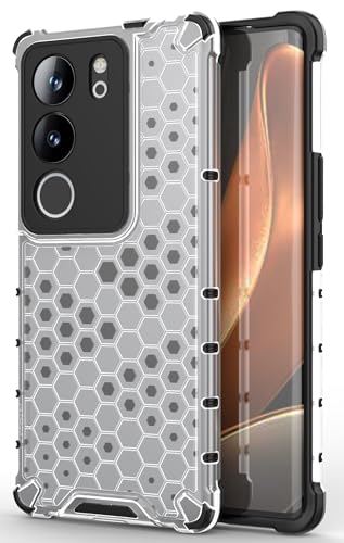 Image of Glasgow Back Case Cover Designed for [ Vivo V29 Pro 5G / V29 5G ] (Stylish Look | Shock Proof) - Transparent