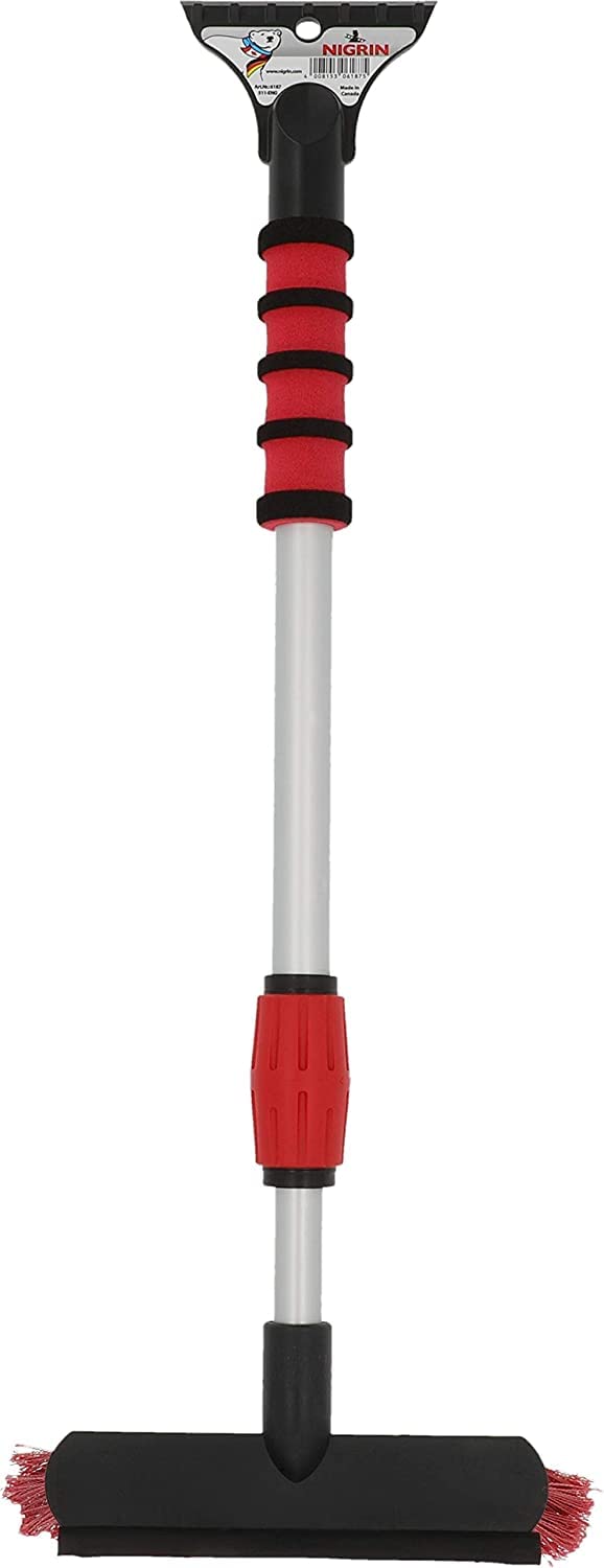 Raspador de Hielo/Cepillo de Nieve/Mango de telescopio (hasta 66 cm de Largo)