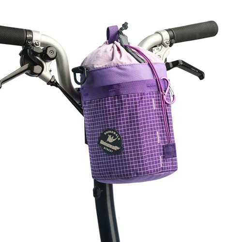 Sacoche guidon vélo compacte pour transporter vos affaires au sec sans sac à dos