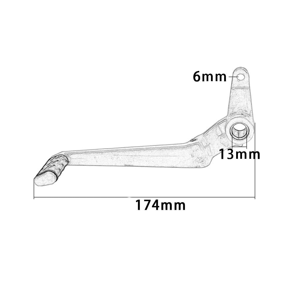 Pedale Freno Posteriore Moto Per DUCATI MONSTER 696 796 821 1100 S 2008-2016 Leva Del Freno Posteriore Pedale Accessori Moto LPPHRGMIXG