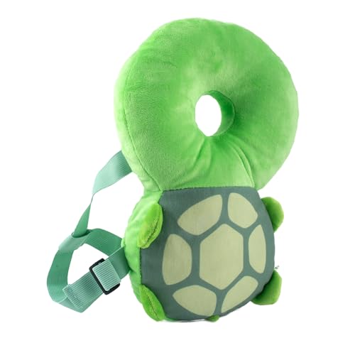 AYNKH Protectores Cabeza Bebés,Almohada Bebe Protectores Espalda,Productos Seguridad Bebe,Reposacabezas para Niños Pequeños Protectores Espalda Niños Pequeños 4-24 Meses,Andador Bebe (Modelo Tortuga)